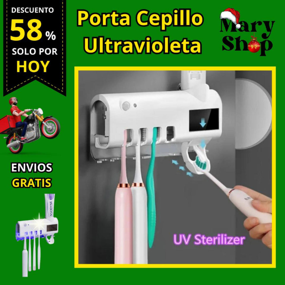 Porta cepillo esterilizador UV